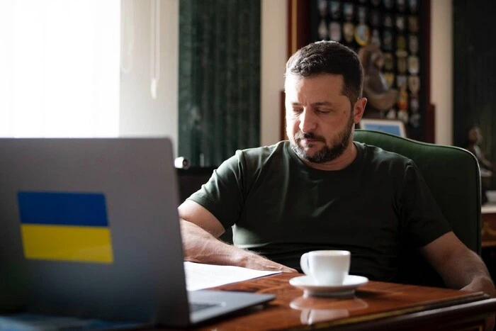 Російський президент Путін і Зеленський