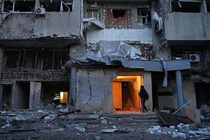 Первые кадры разрушений в Харькове