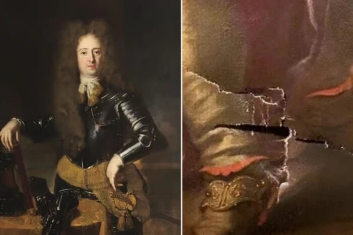 Турист испортил картину во Флоренции