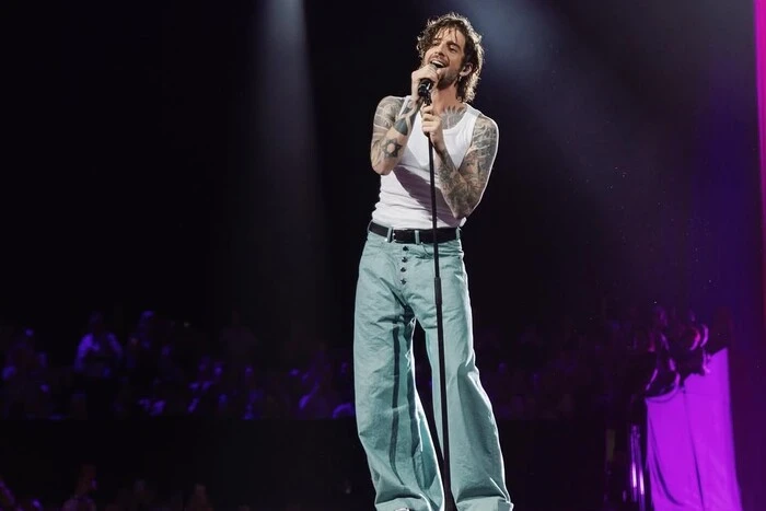 Дантес травмировал лицо на концерте