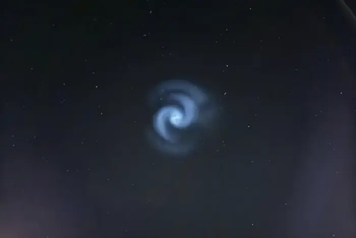 Спіраль на небі над Європою