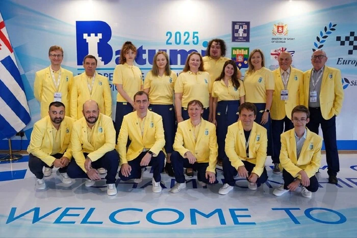 Сборная Украины по шахматам - золото и серебро