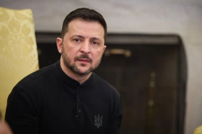 Зеленский и Трамп во время встречи