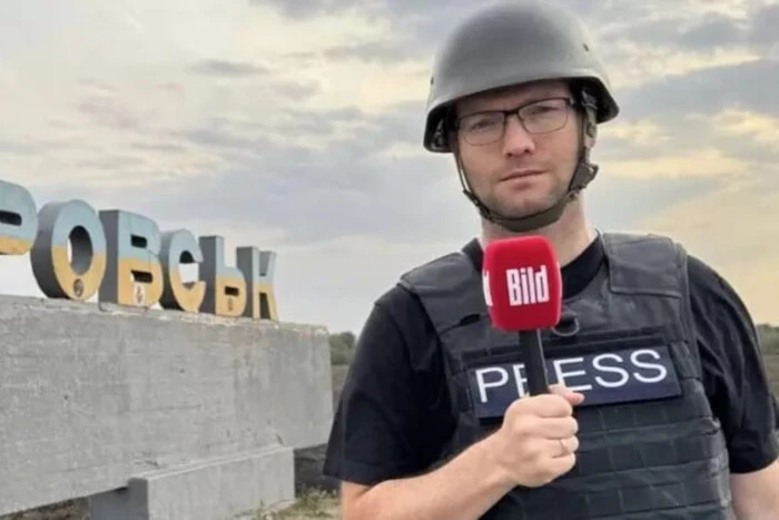 Журналіст Bild відрікся від відвідання Покровська та Куп'янська