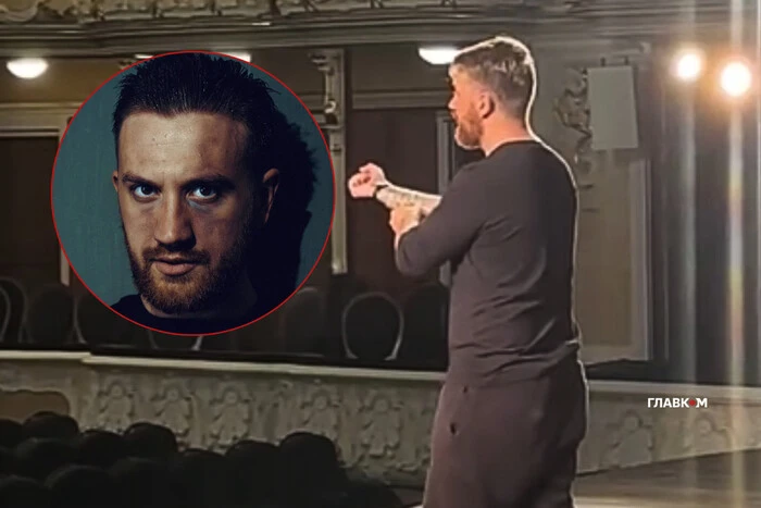 Actor cuts veins in front of Nyshchuk