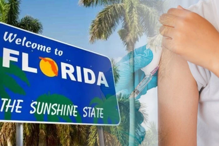 Губернатор Флориди на прес-конференції