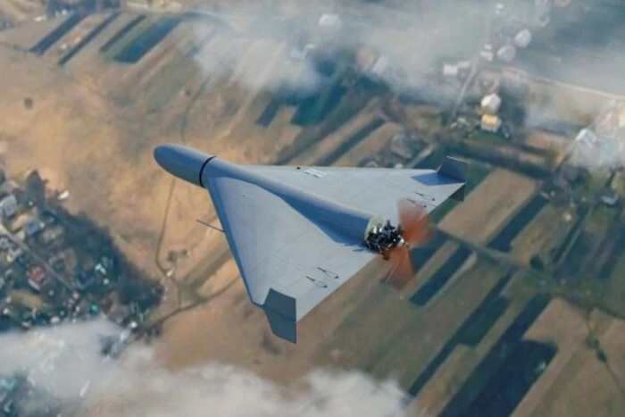 Drone that fell on the military base