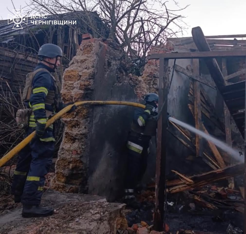 Зображення безпілотника над Чернігівщиною