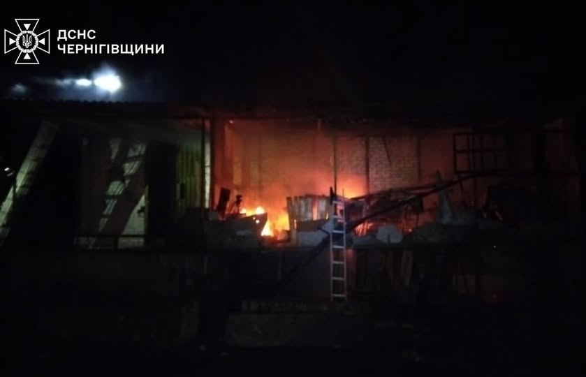 Російські дрони-камікадзе атакували Чернігівщину: пожежі