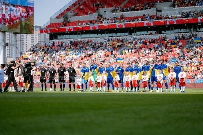 Тренування української національної футбольної команди