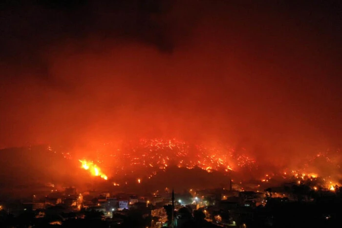 Лесные пожары в Турции