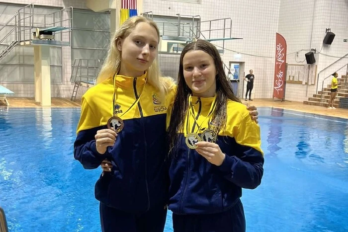 Прыгуньи Говтвян и Шинкаренко на наградном турнире