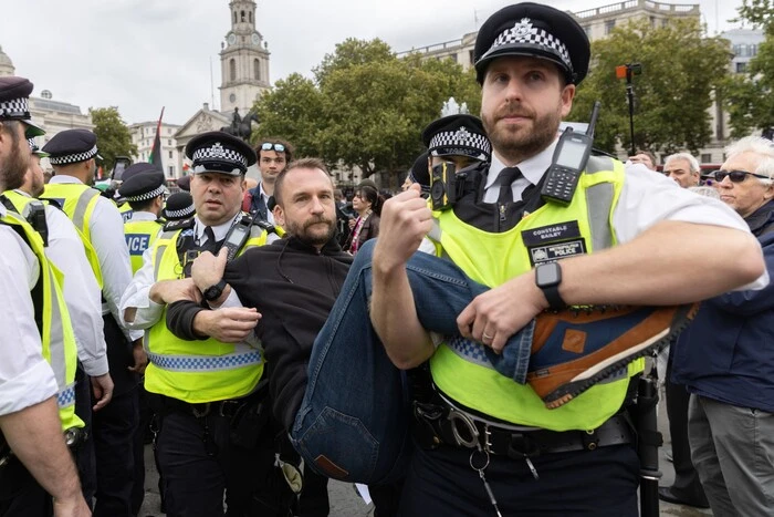 Полиция арестовала участников протеста в Лондоне