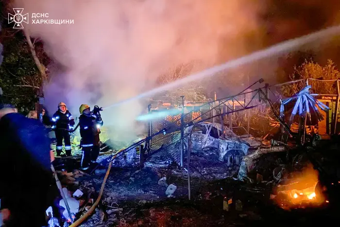 Пожары на Харьковщине: пострадавшие и обломки