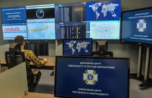 Схема кибератак на Украину