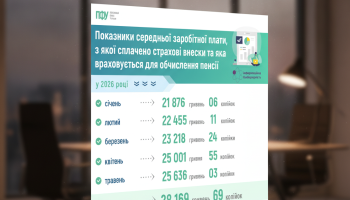 Иллюстрация пенсий для украинцев в апреле-июне