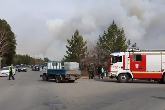 Закритий аеропорт через пожежу в Читі