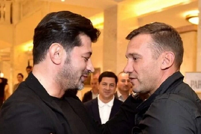 Каладзе та Шевченко розмовляють на прес-конференції