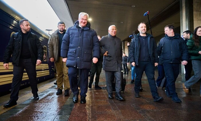 EU and European leaders in Kyiv