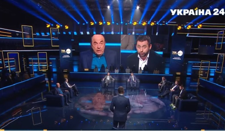 Арахамия и Рабинович ссора на ток-шоу