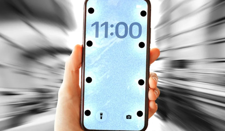 iPhone hidden mode in public transport