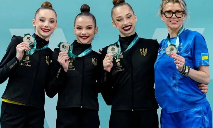 Гимнастки Украины стали вице-чемпионками Европы