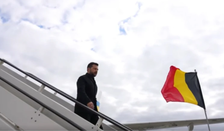 Volodymyr Zelensky arrived in Brussels