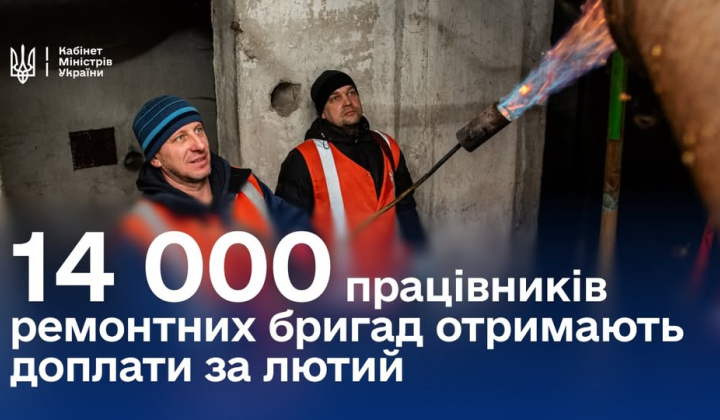 Supplements for repair teams: 281 million UAH