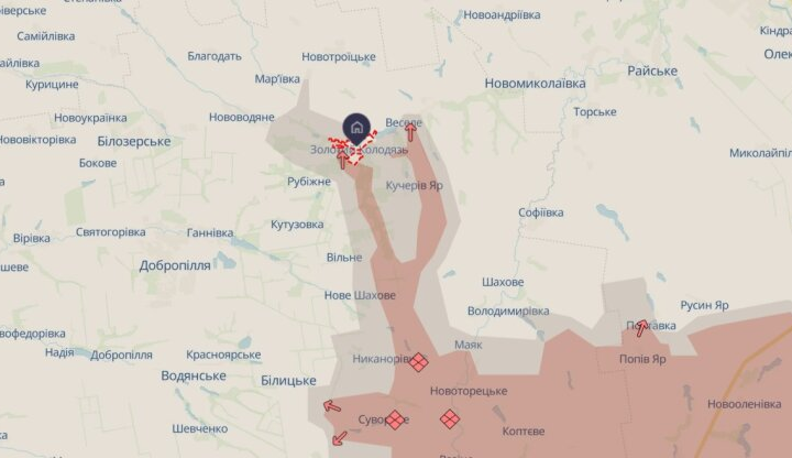 Боевые действия на Добропольском и Покровском направлениях