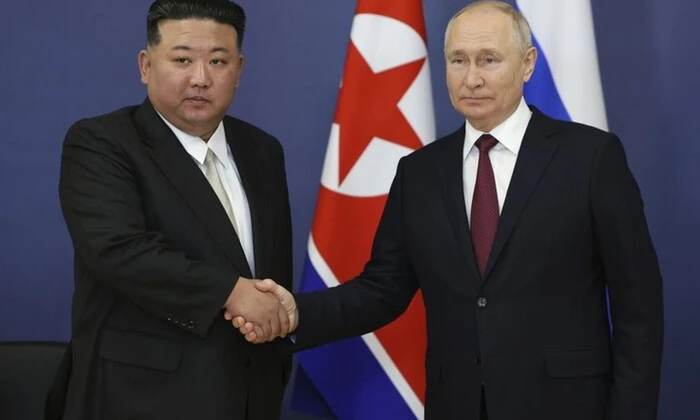 Kim Jong Un and Putin meeting