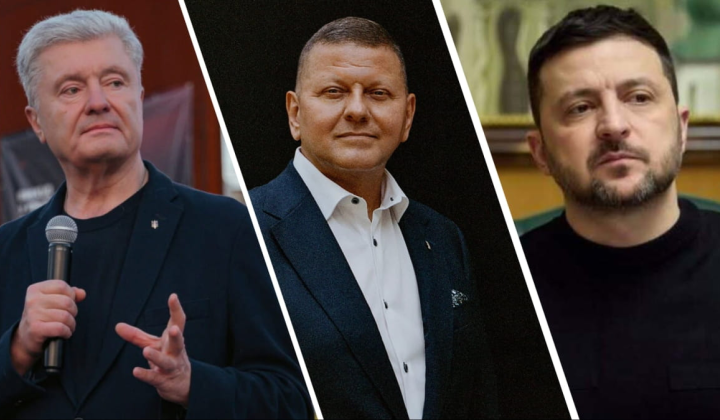 Party leaders: Zelensky, Poroshenko, Biletsky