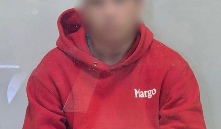 Detained man in the Privozalny Park
