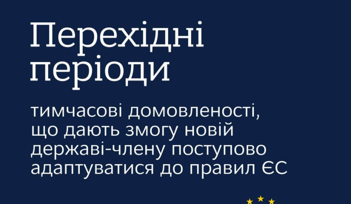 Постепенная адаптация акви під время вступления в ЕС
