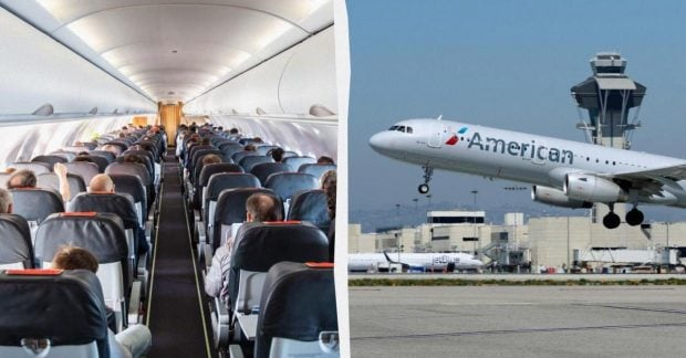 American Airlines upgraded seats on middle seats