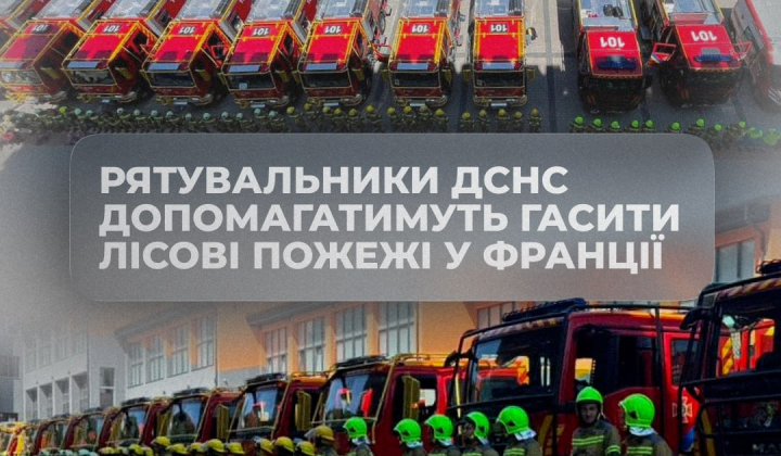 Украинские спасатели тушат лесные пожары
