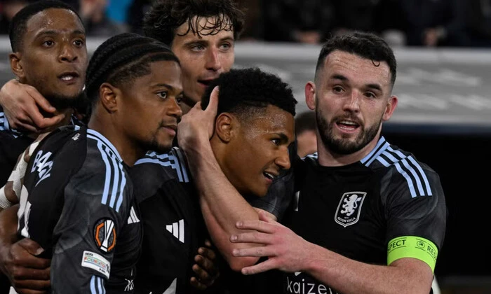 Aston Villa crushes Bologna in Europa League