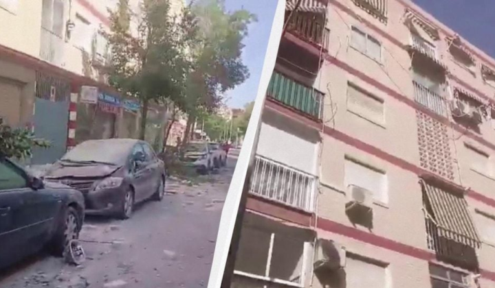 Пострадавшие от землетруса в Гранаде