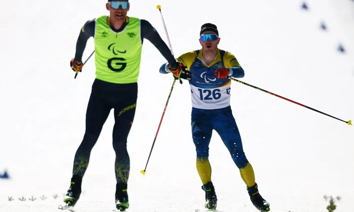 Українські паралімпійці на лижах
