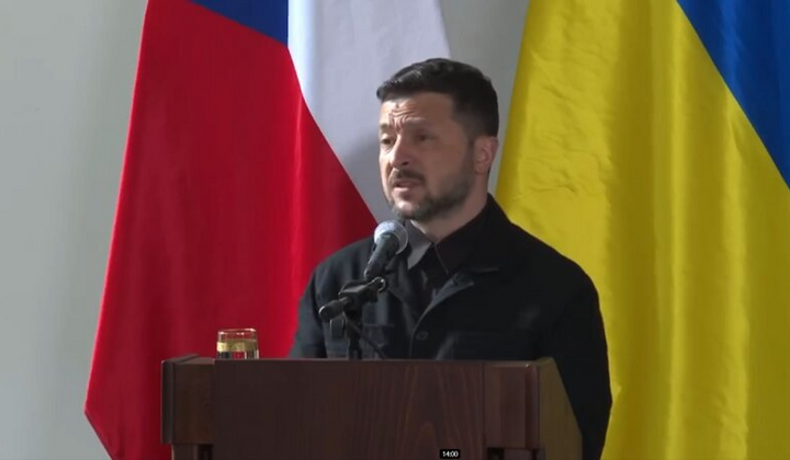 Зеленский на встрече с Путиным