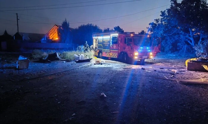 Пошкоджені будівлі в Запоріжжі
