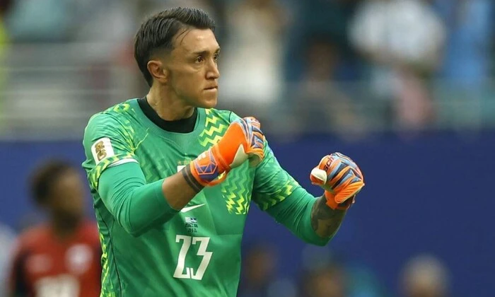 Uruguay goalkeeper Muslera during the match