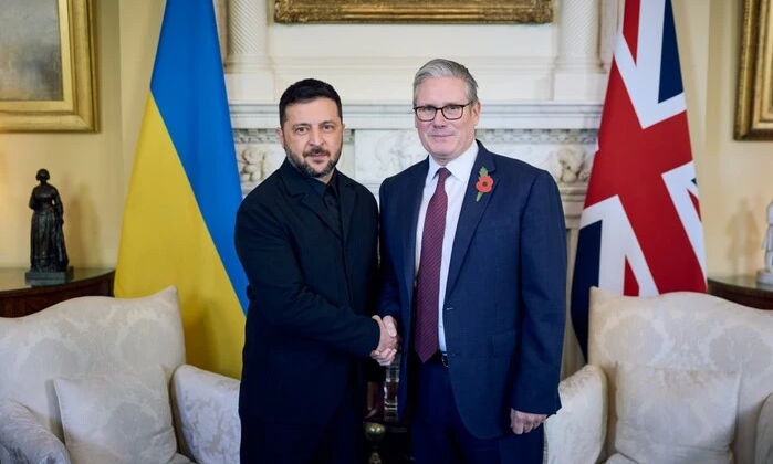 Державний прапор Великої Британії та Європейського Союзу
