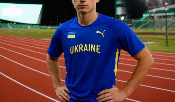 Легкоатлет на соревнованиях ЧМ-U20