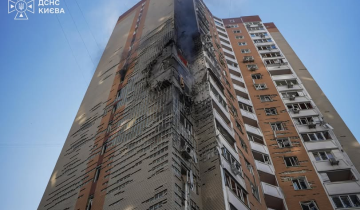 Дрон Росії наніс удар по Києву та Одесі, загинули 2 людини