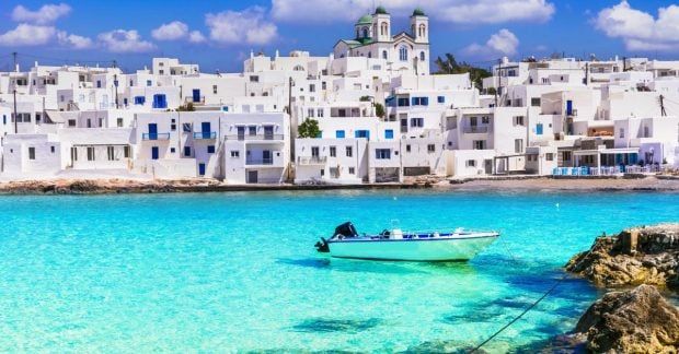 Paros in Greece for retirees and swimming