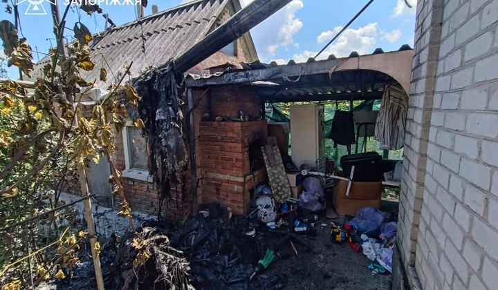 Жінка з опіками внаслідок ракетного удару