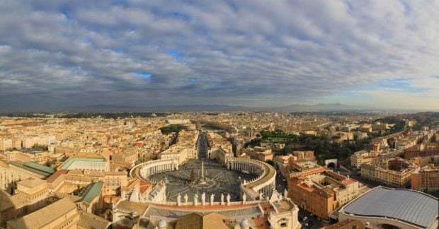 Ancient Roman frescoes and mosaics in Rome