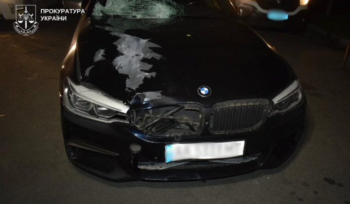 BMW on Darnytsky Bridge