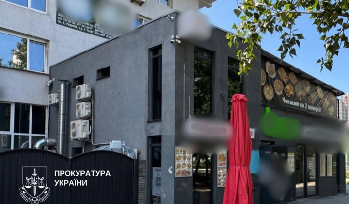 Illegal two-storey building in Kyiv