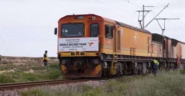 Transnet Freight Rail sets record: freight train 7.6km long travels 861km in SA